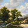 Wandelaars Bij Een Rivier - Koekkoek